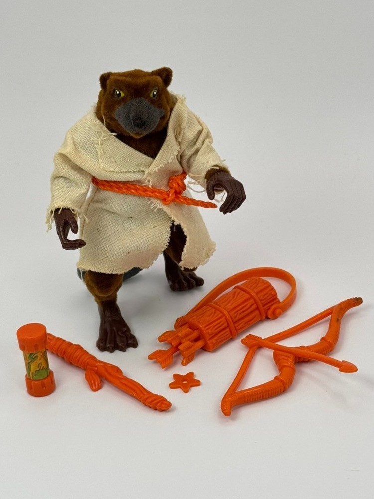 TMNT Movie Star Splinter Figure 100% Complete Vintage 1992 Playmates