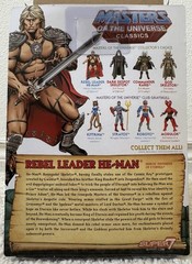 Masters Of The Universe Classics Rebel Leader He-Man Super 7 William Stout