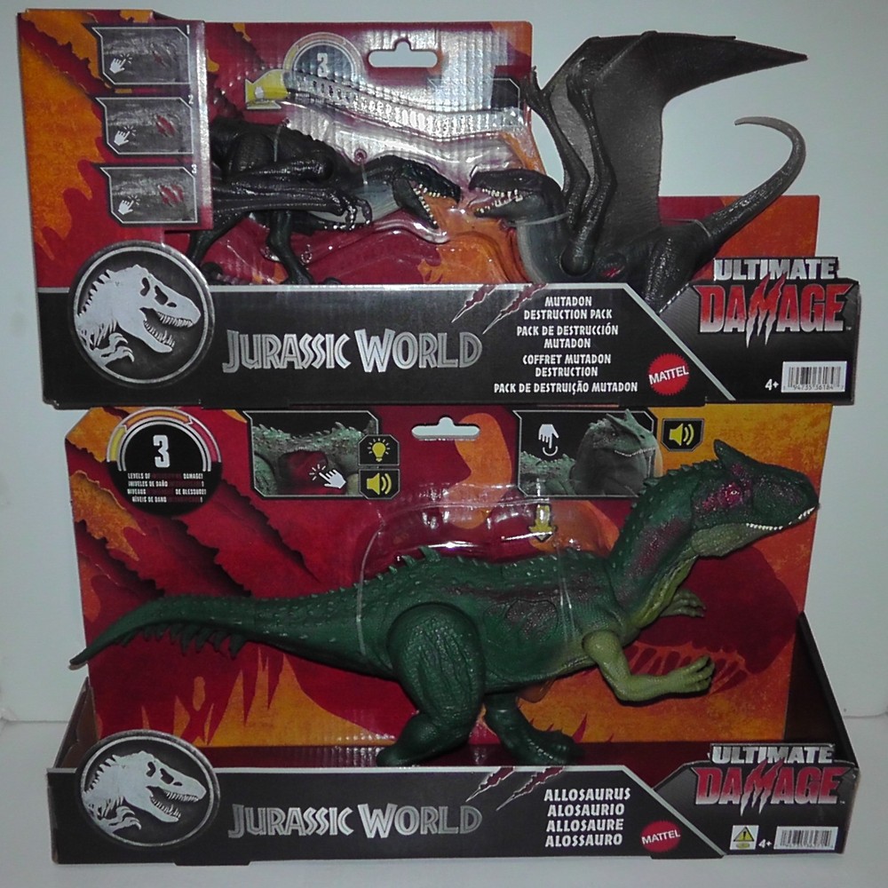 Jurassic World Mutadon Destruction Pack & Allosaurus Ultimate Damage