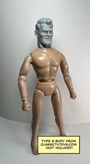Sprang Man 2 Action Figure Head 1:9 or 1:6 Mego