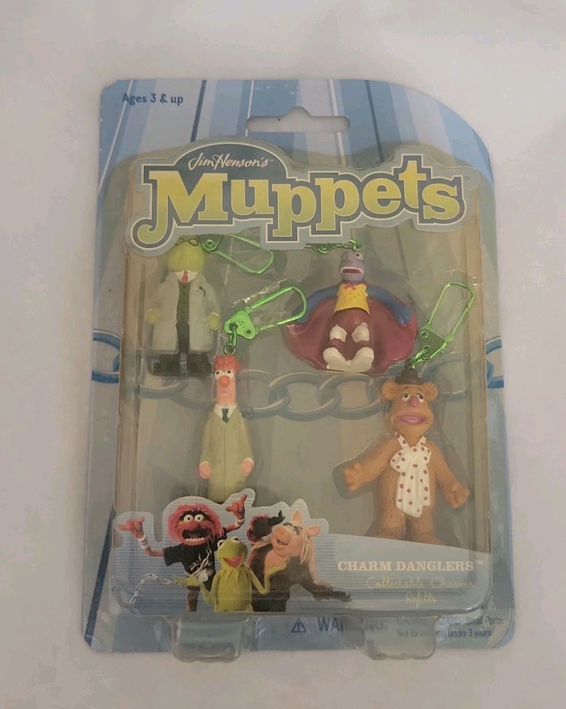 Fun-4-All Muppets Charm Danglers Set Beaker Bunsen Honeydew Fozzie 3+