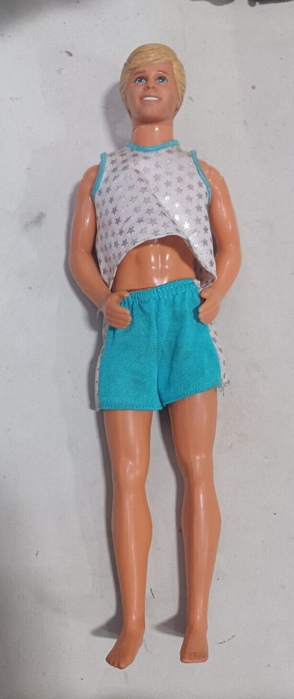 Vintage 1968 Mattel Mexico Ken Doll Blonde Hair Rotating Head Swivel Waist – 61