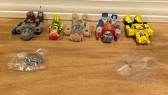 Kidrobot Transformers vs GI Joe Mini Series figures 5 PC lot Optimus, Megatron