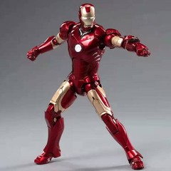 New ZD Toys Iron Man MK3, Illuminated Edition Action Figurine FGBMK3 Model Toy