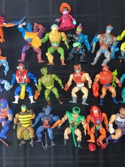 Vintage MOTU Lot of 24. 20 are Complete w/. See Description for Details.
