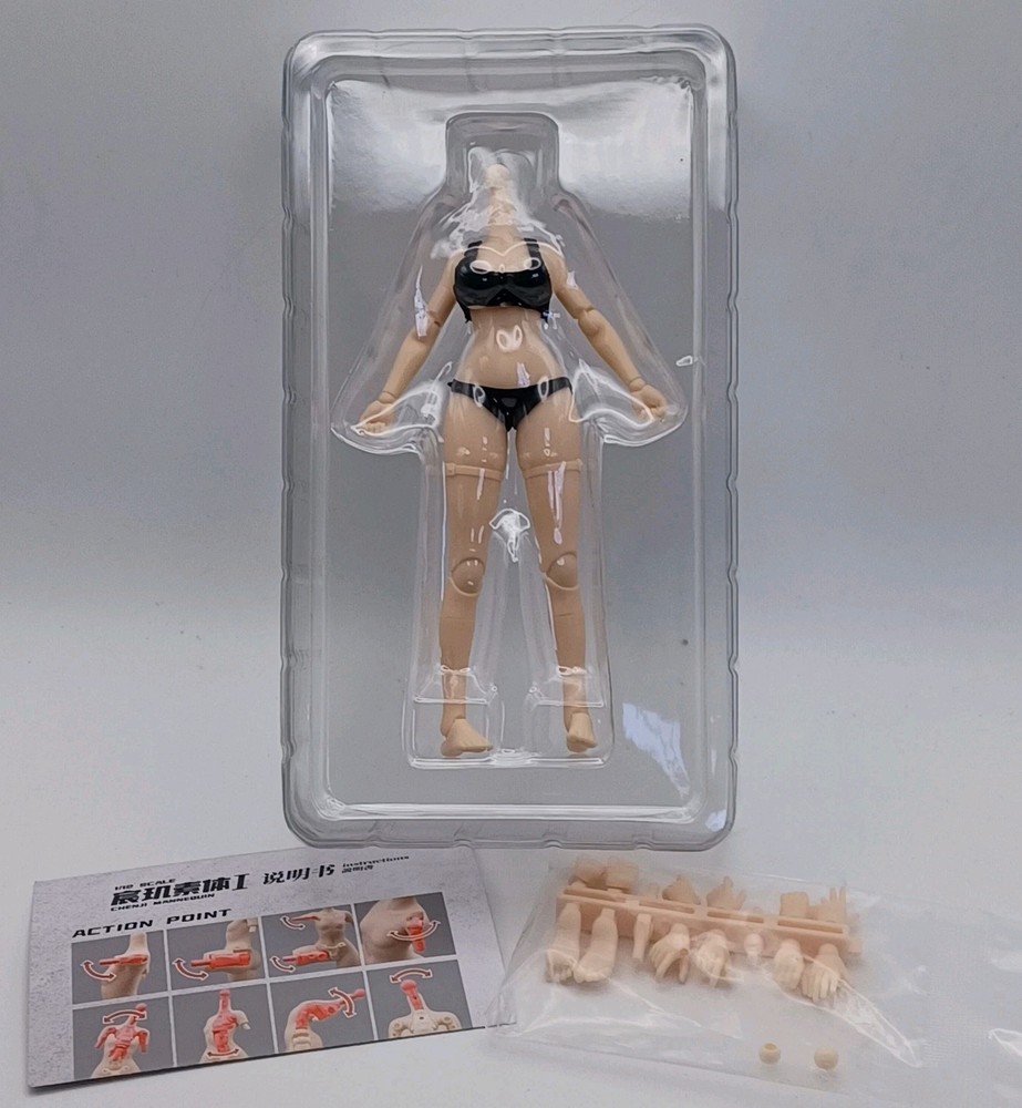 US🇺🇲 – Chenji Frame Body 1/12 Full Silicone Seamless Figure Body L Version NEW