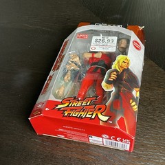 All Elite Wrestling x Street Fighter Nick Jackson Ken Action Figure AEW NIB