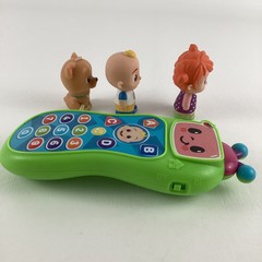 Cocomelon Press & Learn Remote Control Yo Yo JJ Bingo 2″ PVC Figures Lot