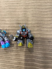 Used Transformers Robot Heroes Snarl vs Sharkticon Mini Figures