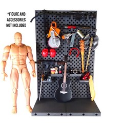 Super Action Stuff Ultimate Weapons Rack 1/12 Scale Modular Diorama Accessory