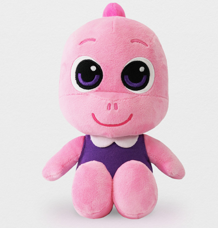 Cocobi Plush Toy CoCo Pink & Rubby Yellow Soft Fluffy Kid Companion Stuffed Doll