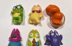 Lot Of 6 Lost Kitties Toy Figures Bowley Professor Purkins Francis