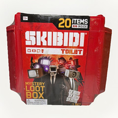 Bonkers Toy Co., LLC Skibidi Toilet Series One Mystery Loot Box 20 Items 13+