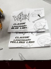 2024 Playmates Classic VOLTRON 40th Anniversary Legendary Series Set of 5 Lions