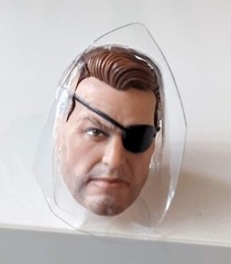 Marvel Legends NICK FURY CLASSIC COMIC HEAD Custom Fodder (Shield 3 Pack Figure
