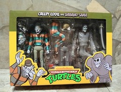 NECA TMNT Cartoon Creepy Eddie Shibano-Sama 2 Pack Teenage Mutant Ninja Turtles