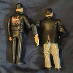 JAKKS WWF BCA Lot Bone Crunching Action Edge Owen Hart Jerry Lawler Dude Love