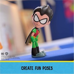Teen Titans Go Twisty Titans Robin Flexible 6-Inch Figure Ages 4+ [DAMAGED BOX]