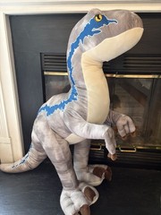 Jurassic World 40” Raptor “Blue” Stuffed Plush Velociraptor Jumbo Giant XXL