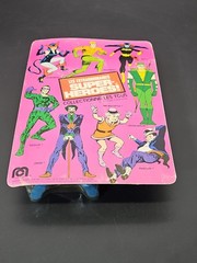 Vintage 1979 Mego Wgsh Batman French Card Worlds Greatest Super Heroes Damaged