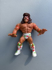WWF Hasbro The Ultimate Warrior Wrestler Figure 1991 Series 2 WWE Posable