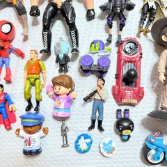 Mixed Toy Lot – Anime, Superheroes, Funko, FNAF, Dinosaurs, Accessories – 50 pcs