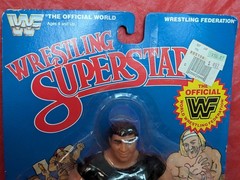 🔴 Vintage LJN Wrestling Superstars THE ROCK DON MAGNIFICENT MURACO 22 back 1985