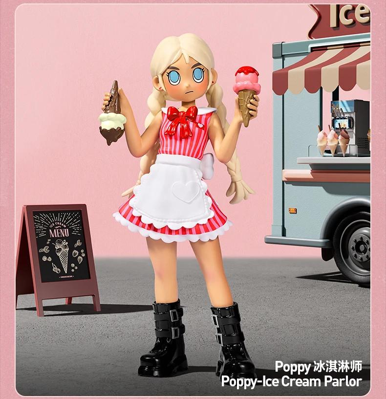 POP MART Peach Riot Rush Hour Series Blind Box Kawaii Figure Gift