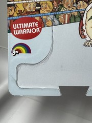 WWE LJN Mattel ULTIMATE WARRIOR Black Card Backing / LJN Cardboard Card