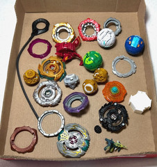 Beyblade Lot Metal & Plastic Parts Pieces, Launcher Action Game