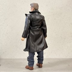 PB-PUN-JKT: 1/12 scale Punisher Style Faux Leather Coat for 6 inch action figure