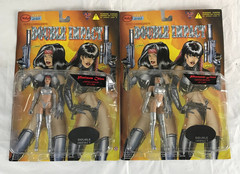 Double Impact China & Jazz Figures Brigid The Protector Toy Biz Xena Callisto