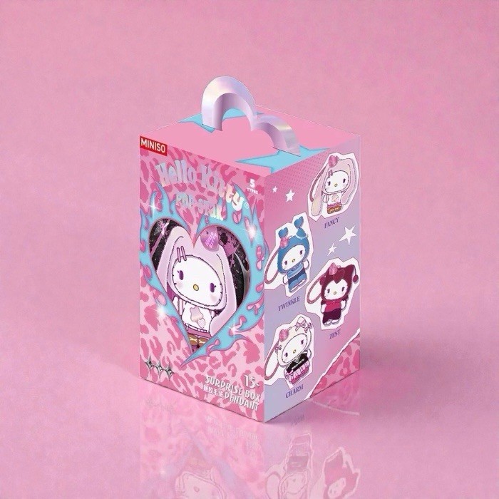 MINISO Hello Kitty Pop Star Series – Mystery Blind Box Figure – New & Sealed