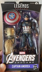 Marvel Legends 6″ Captain America Avengers Endgame Thanos BAF New Sealed Steve