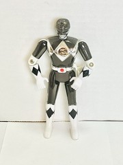Power Rangers 1995 Bandai Black Metallic Figure 5.5in No Accessories
