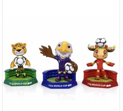 FIFA World Cup 2026 Boxed Mini Figure Set Leopard Eagle Moose w/ Soccer Ball