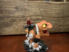 Skylanders Drobot Dragon Figure Orange Black Red Silver Collectible