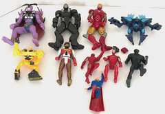 Action Figures Super Heroes Villains Mixed Figures Assorted Brands Sizes Variety
