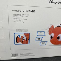 Pixar Finding Nemo 16″ Cuddle & Talk Plush Stuffed Fish Doll Thinkway Toys – New