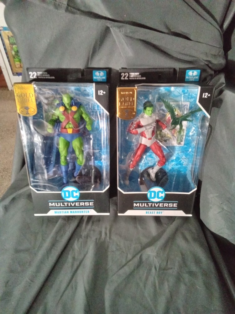 Mcfarlane Dc Multiverse Lot, Beast Boy & Martian Manhunter