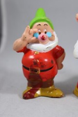 Walt Disney Four 4 Dwarfs Figurines 1989XX/ R6576 Snow White Dwarf incomplete