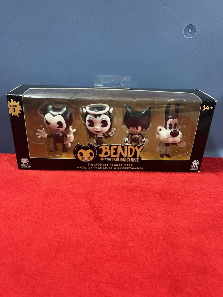 Bendy And The Ink Machine Collectible Figure Pack Phat Mojo New Sealed Series 1