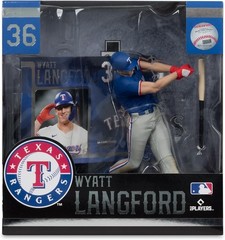 McFarlane MLB SportsPicks * Wyatt Michael Langford Texas Rangers * 7in Posed Fig
