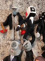 9 Skibidi Toilet Plush Doll Toys Collectible Gifts for Kids Fans Adults Lot Of 9