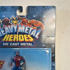 Heavy Metal Heroes Marvel Spiderman, Dr. Doom die cast metal 1999 NEW
