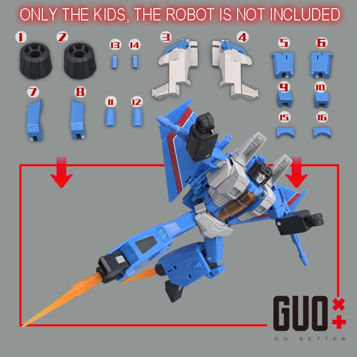 IN STOCK GO Better 3D DIY Filler Upgrade Kit For SS86 Thundercracker Accessories