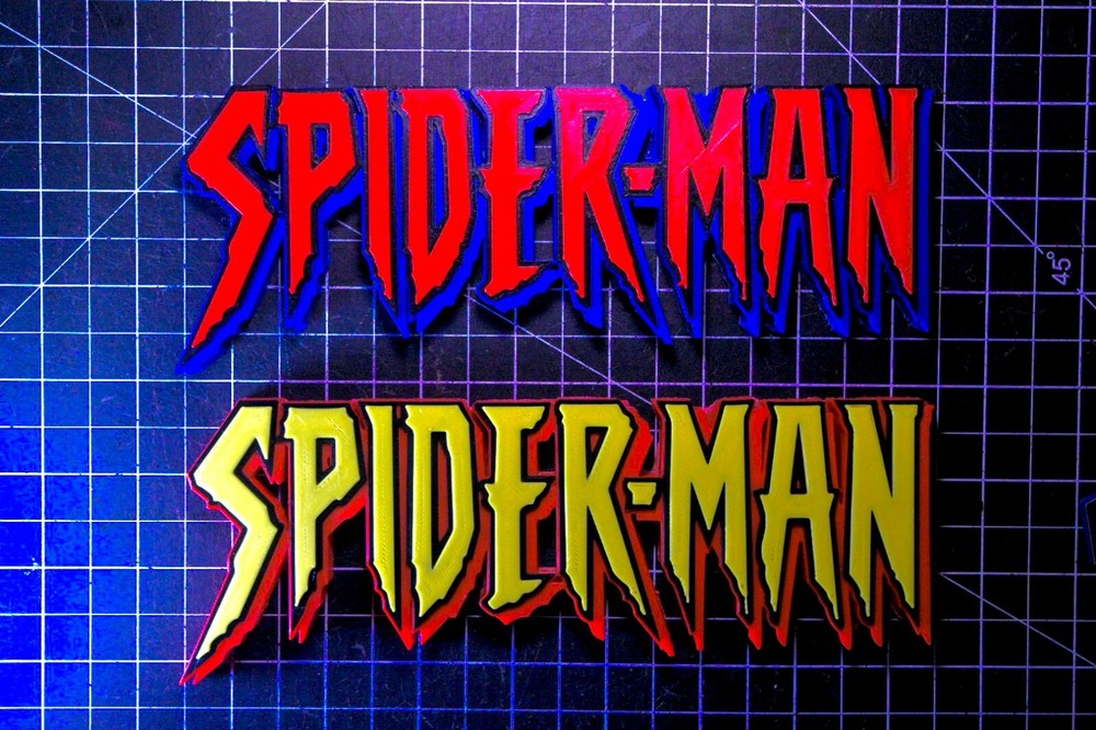 Spider-Man Sign 3d Print Logo