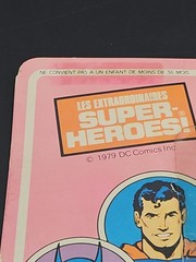 Vintage 1979 Mego Wgsh Batman French Card Worlds Greatest Super Heroes Damaged
