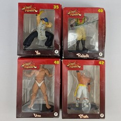 Fanhome Street Fighter Figures Lot Of 4 Yun 35 Urien 48 Rolento 40 El Fuerte 42B
