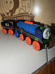 HIRO ! THOMAS FRIENDS TRAIN WOODEN Railway #51 Japanese PATCHWORK VARIANT 2003